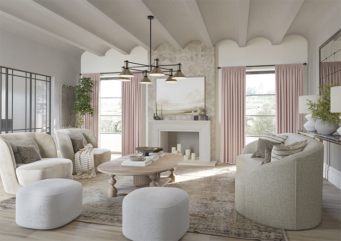 Wexley, Crystal Rose - Made to Measure Curtains - Image 7